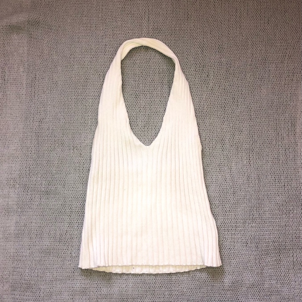 Over the neck crop top